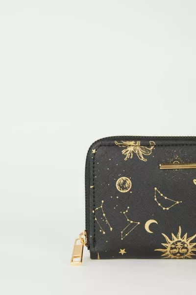 Portamonete da donna in ecopelle stampata axns