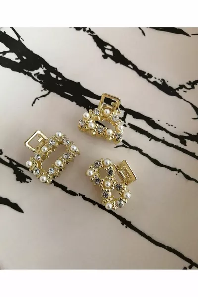 3 قطع الحد الأدنى من مزلاج المعادن مشبك