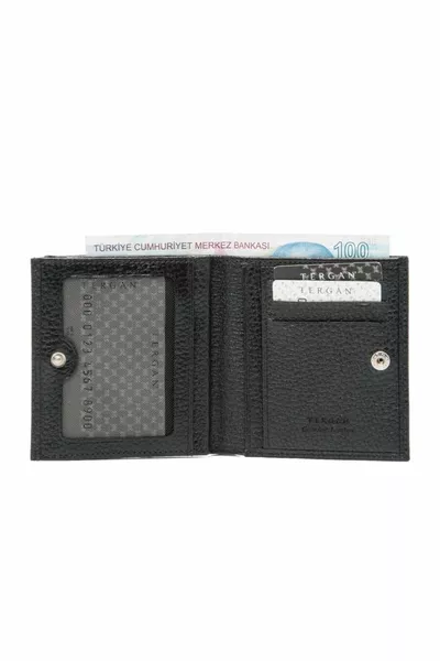 Black Leather Women's Wallet 