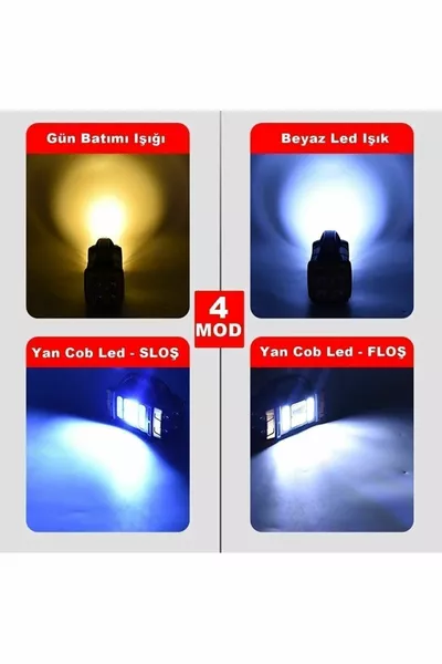  Zonne-energie Zonne-energie Oplaadbare w Verlichtingsapparaat 4 Standen Camping Zaklamp Tafellamp Zoeklicht