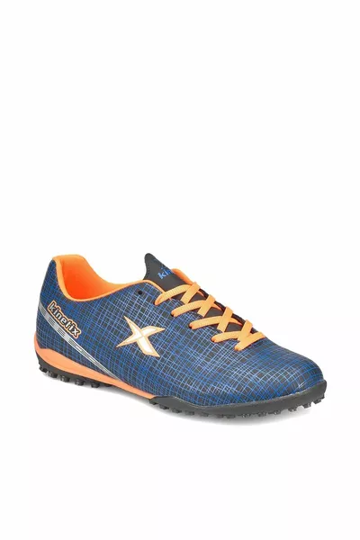 VENGO TURF Schwarz Sax NEON ORANGE Herren Astroturf Schuhe 