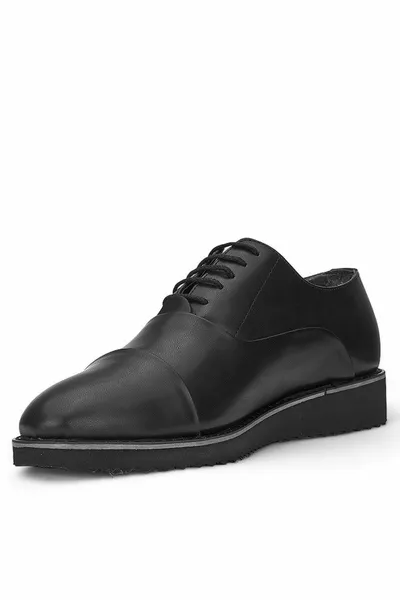 أحذية رجالية كاجوال حذاء العريس الكلاسيكي برباط مع نعال سوداء 