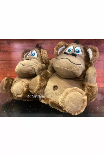 Сладкая обезьяна Пандуф Зимний домик Пандуфу