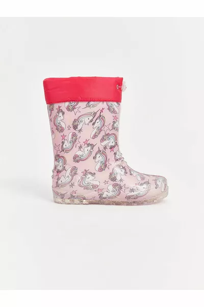 Lcw Printed Girls Rain Boots