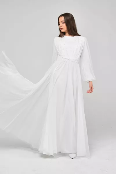 لؤلؤة الجمال الحجاب مساء اللباس