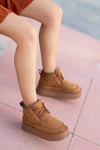 Davina Tan Suède Veterlaarzen