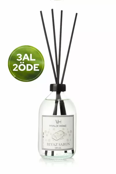 Аромат за стая с бял сапун на пръчка  мл