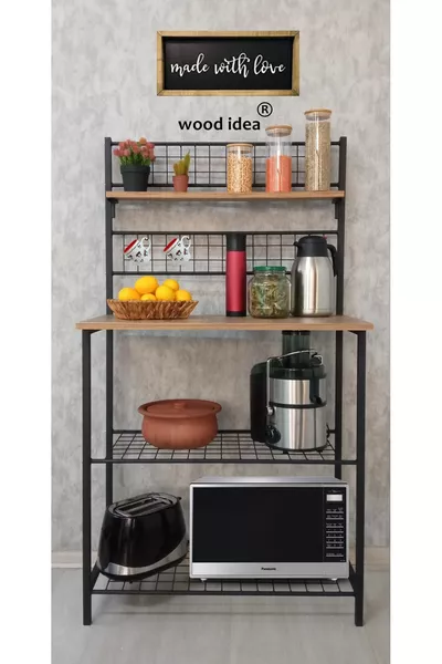 Multipurpose 4-Shelf Kitchen Counter Coffee Corner (NEW)