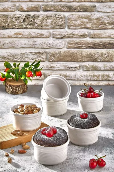 3-Piece Soufflé and Cake Baking Dish Set