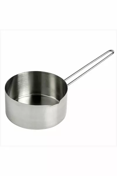 cm Milk Saucepan  Stainless Steel Multi Egg Cooker Nonstick Base Shiny Decorative Handle