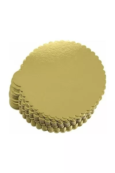 Cake Base Gold Napkin Thick  Cm -  Pieces