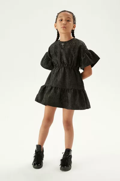 Bg Store Kız Çocuk Siyah Elbise 