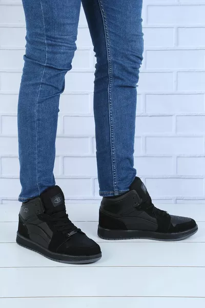 MP MR حذاء رياضي أسود لكرة السلة للرجال