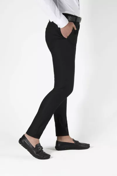 الرجال الأسود سليم صالح الإيطالية سليم صالح الكتان السراويل