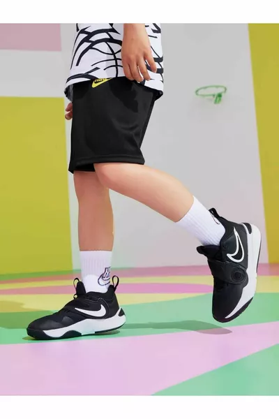 Team  Junior Scarpe da basket bianche e nere