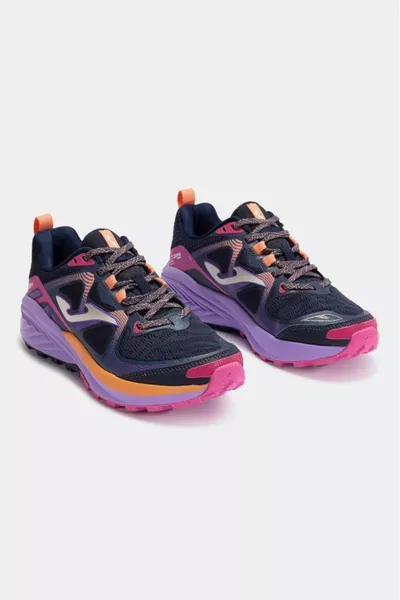 Trek Lady   Sneakers casual da donna blu navy e viola