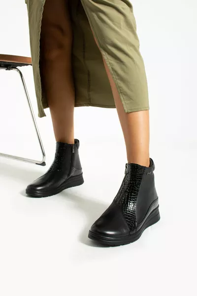 العظام الوحيد الجلد الحقيقي المرأة أحذية الشتاء أحذية الثلج للماء أحذية الأم