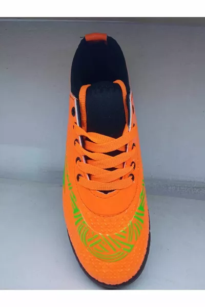 Chaussures de football astroturf pour hommes/enfants, chaussures de football, chaussures de football avec dents de semelle antidérapantes et demi-chaussettes.