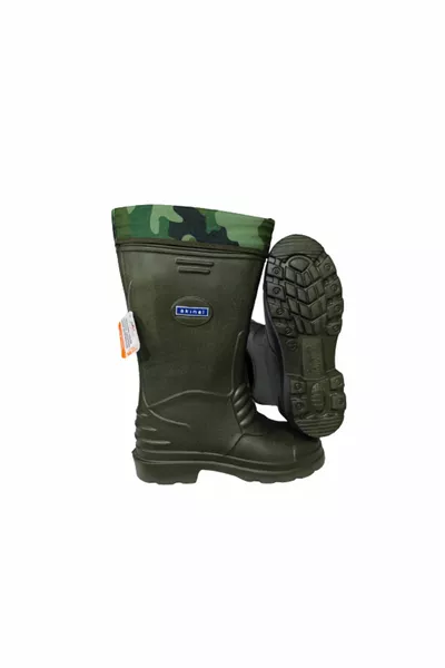 Unisex Grüne Socken Eva Lightweight Poly Sohle Lange Regenstiefel