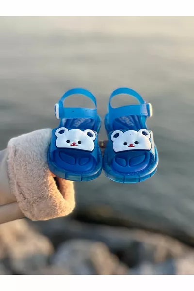 Éclairé Luxe Enfants Sandales Pantoufles Semelle Légère Pantoufles Souples,Sandales