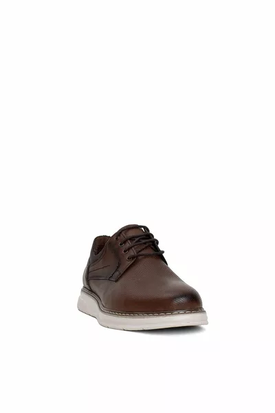 Elite c Heren Echt lederen Casual Schoenen Tan