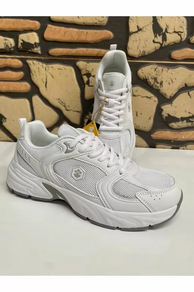 Pol Wmn 3fx White Silver Detail Sport Running Shoes