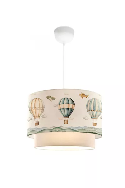 Homing Heißluftballon mit Kinderzimmer-Deckenleuchte