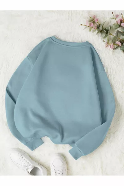 Унисекс Женщины / Мужчины Бруклин На заказ Красочный Оверсайз Круглый Вырез Хлопковая Толстовка