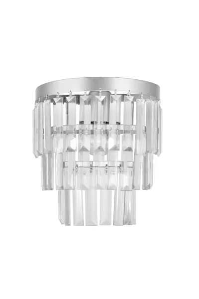 Безжична аплика с батерии и кристали - модерен дизайн - Спалня - Хол - Коридор - Кухня