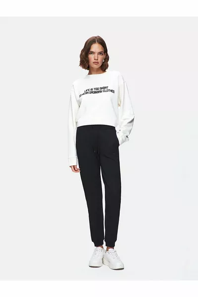 Damen Schwarze Wobile Trainingshose 