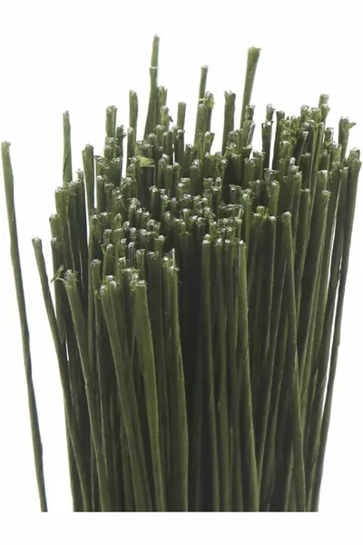 Панделка за цветя № (0.8 мм) -  броя  см - зелена