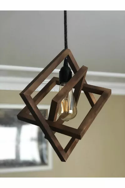 Wooden Single Chandelier