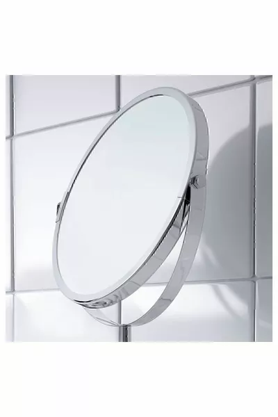 Magnifying Mirror Makeup Mirror Stainless Steel Mirror  Cm Diameter Double-Sided One Side Magnifies 3 Times
