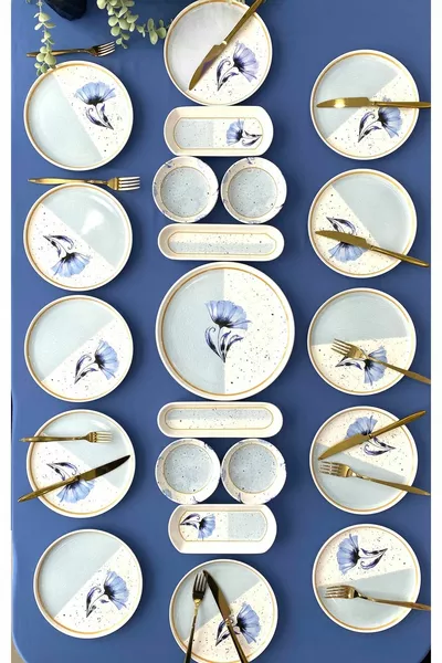 Poppy model 4-piece breakfast set