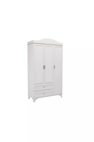 Lisa 3-Door Wardrobe Oak % MDF