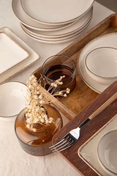 Moderna  Parça 6 Kişilik Kahvaltı Takımı Tarçın