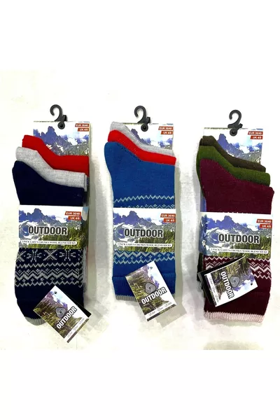 Termal Yün Çorap 9'lu Unisex