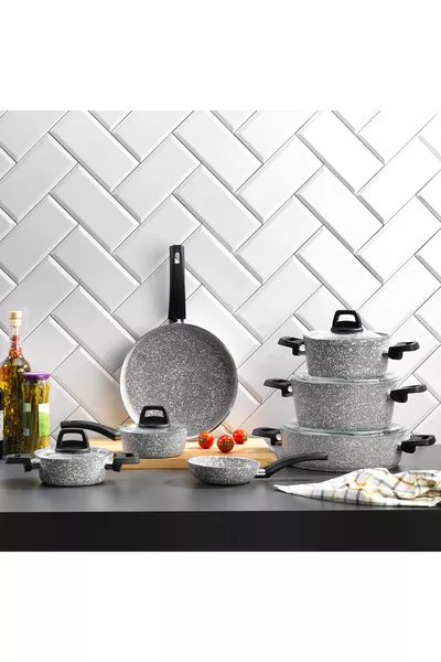 Dark Storm Cookware Set Piece - Gray