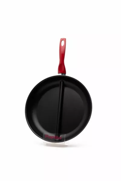  cm Doppelkammerpfanne 2 verschiedene Zutaten Einzelpfanne Cingöz Fachpfanne Frühstücks-Omelettpfanne