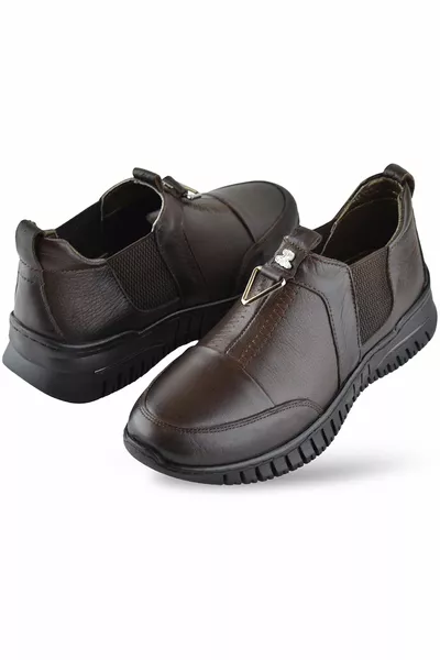  Full orthopédique en cuir véritable femmes chaussures d’hiver mère hiver chaussures en cuir