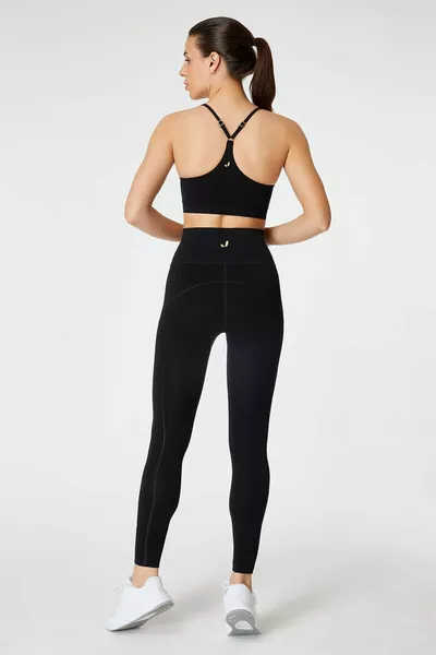 Pine High Waist & Tights Black