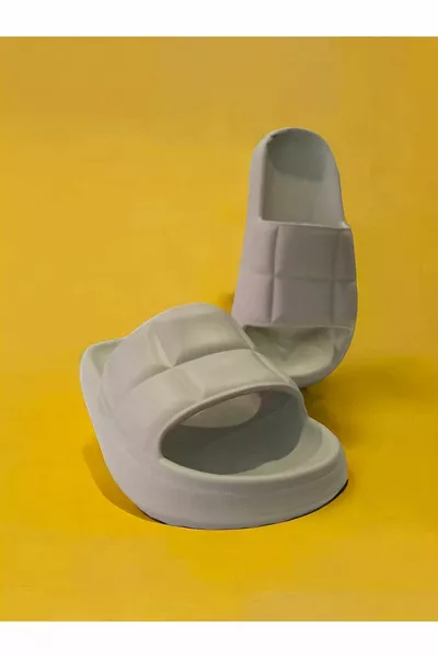 مبطن عارضة إيفا النعال كامل العظام النعال الشاطئ بركة شاطئ البحر الموسم الجديد