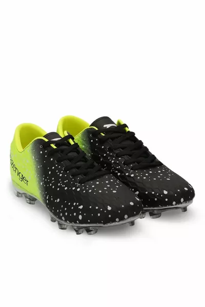 HANIA KRP Football Ragazzi Scarpe da calcio nero-giallo