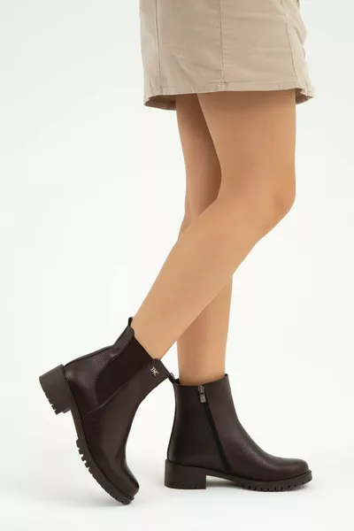 Stivali casual da donna in vera pelle   Bn Stivali /