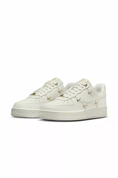 Air Force 1'''' Premium Gold Swooshes'' женские кроссовки