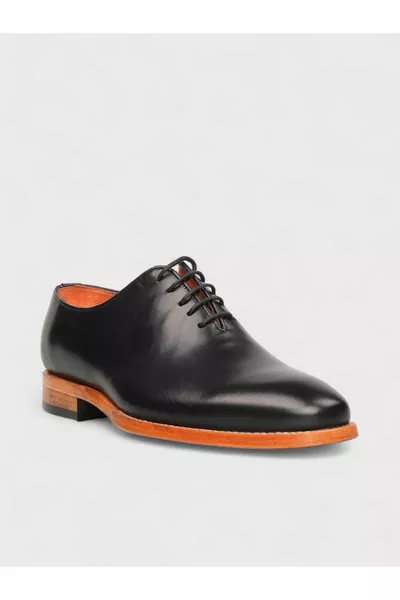 Chaussures classiques en cuir cuir noir pour hommes