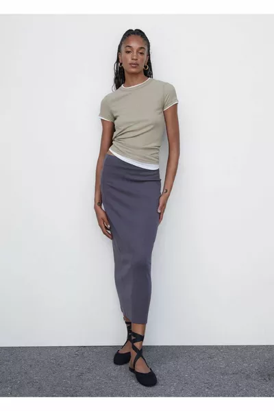 Cotton Woven Skirt
