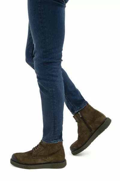 جلد طبيعي   أحذية Erk /