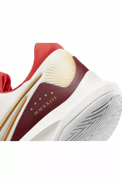 حذاء كرة سلة للجنسين  أحمر الدقة السادس