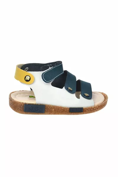 كيكو SB  أورثو بيديك صنادل للأولاد شباشب أزرق كحلي أصفر رمادي